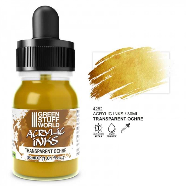Green Stuff World: Transparent Acrylic Ink - Ochre