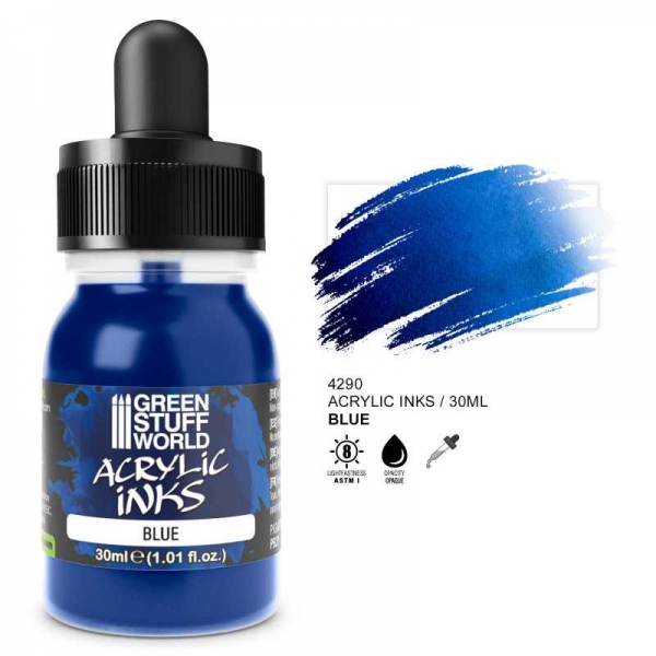 Green Stuff World: Acrylic Ink Opaque - Blue
