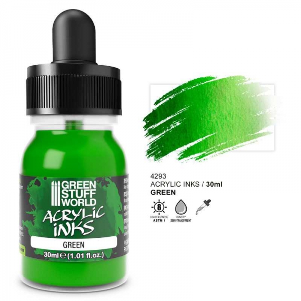 Green Stuff World: Acrylic Ink Opaque - Green