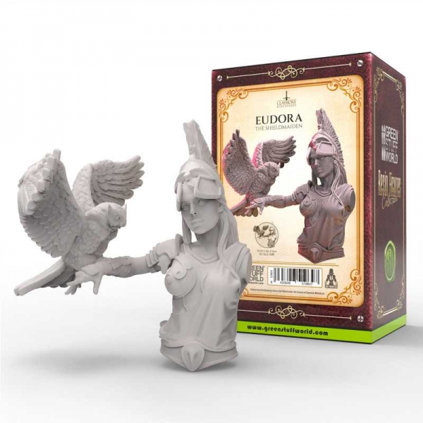 Green Stuff World: Claymore Miniatures - Eudora The Shieldmaiden