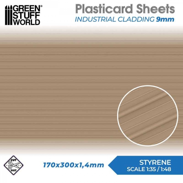 Green Stuff World: Plasticard - Industrial Cladding 9mm