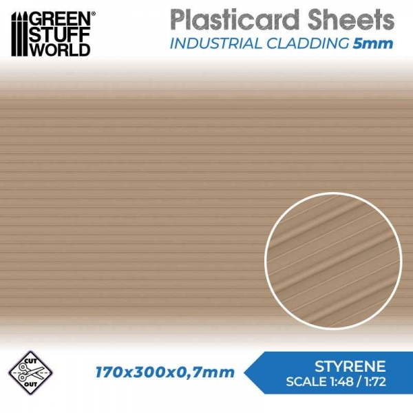 Green Stuff World: Plasticard - Industrial Cladding 5mm