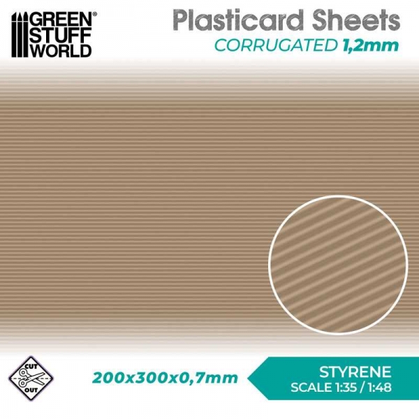 Green Stuff World: Plasticard - Corrugated