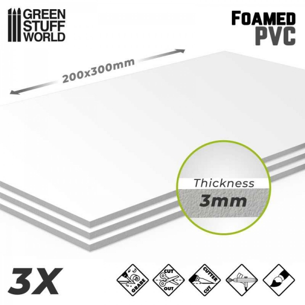 Green Stuff World: Foamed PVC 3 mm