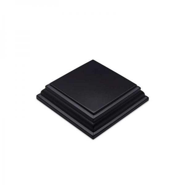 Green Stuff World: Square Wood display bases 5x5 cm - Black