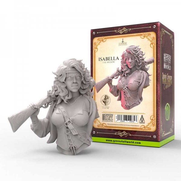 Green Stuff World: Claymore Miniatures - Isabella The Widow