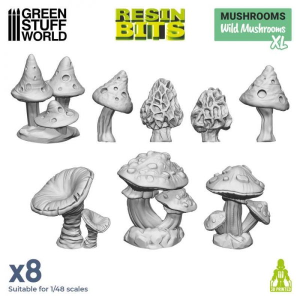 Green Stuff World: Wild Mushrooms XL 1:48