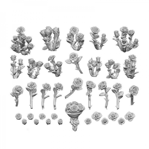 Green Stuff World: Roses 1:48