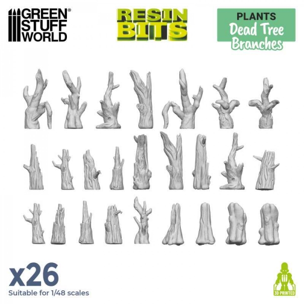 Green Stuff World: Dead Tree Brushes 1:48