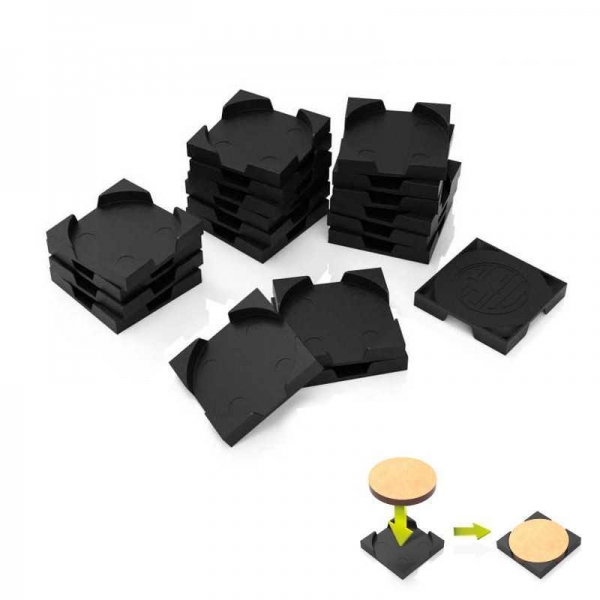 Green Stuff World: Round to square base adapter 25mm