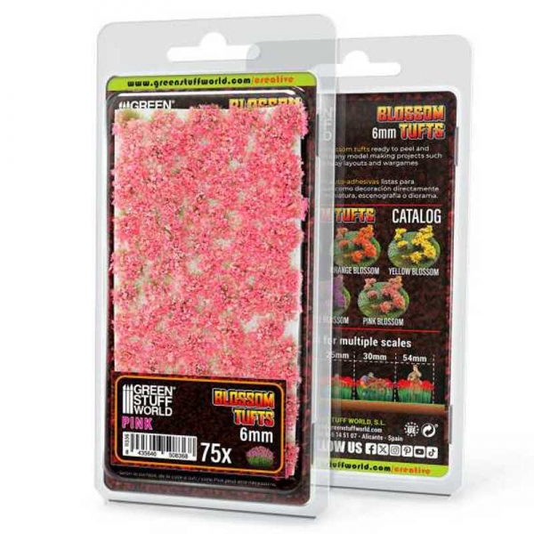 Green Stuff World: Blossom Tufts - 6mm - Pink Flowers