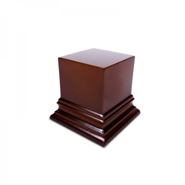 Green Stuff World: Square Top Display Plinth 5x5 cm - Hazelnut Brown