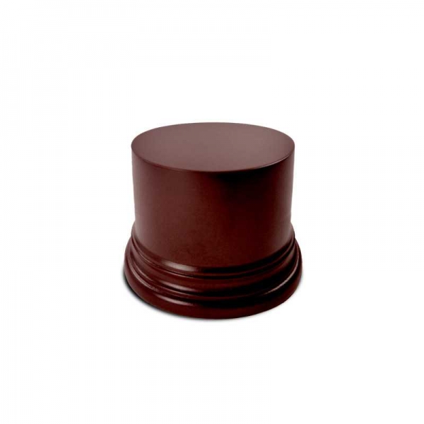 Green Stuff World: Round Block Plinth 5.5 cm - Hazelnut Brown
