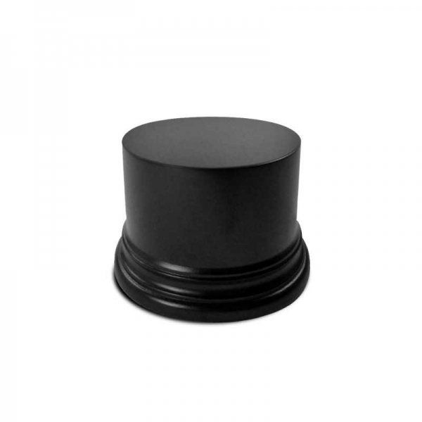 Green Stuff World: Round Block Plinth 6.5 cm - Black