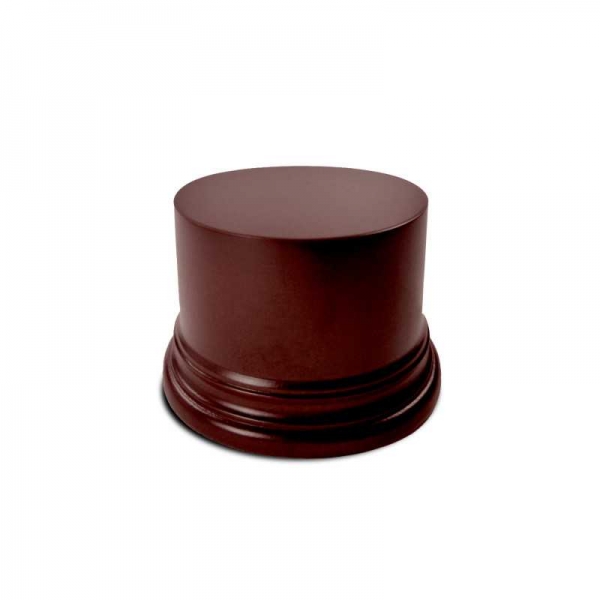 Green Stuff World: Round Block Plinth 6.5 cm - Hazelnut Brown