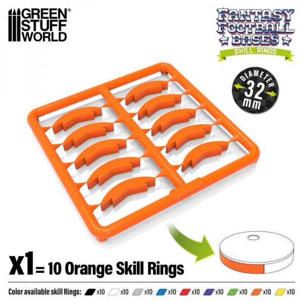 Green Stuff World: Skill Ring 32mm Orange
