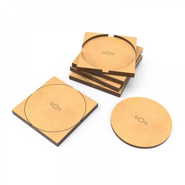 Green Stuff World: MDF Base adapter - Round 60mm to Square