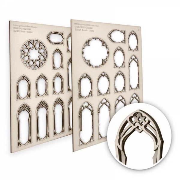 Green Stuff World: Elven Miniature Windows - Small