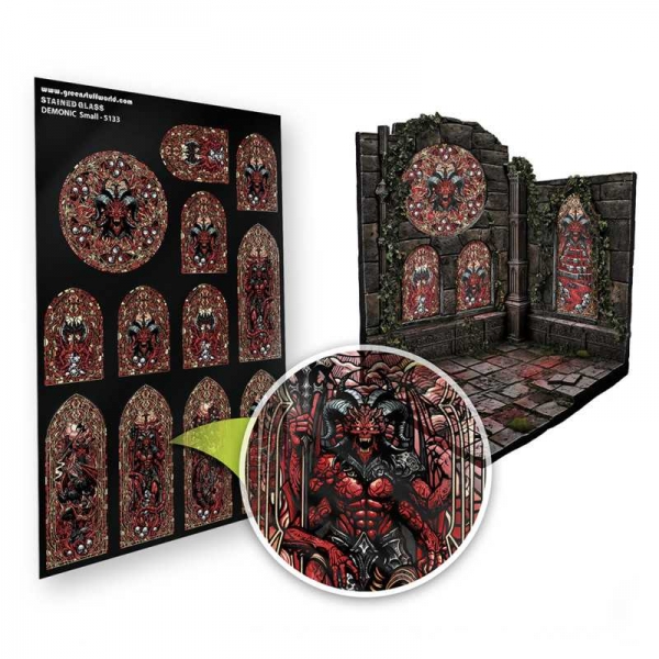 Green Stuff World: Demonic Stained Glass - Small