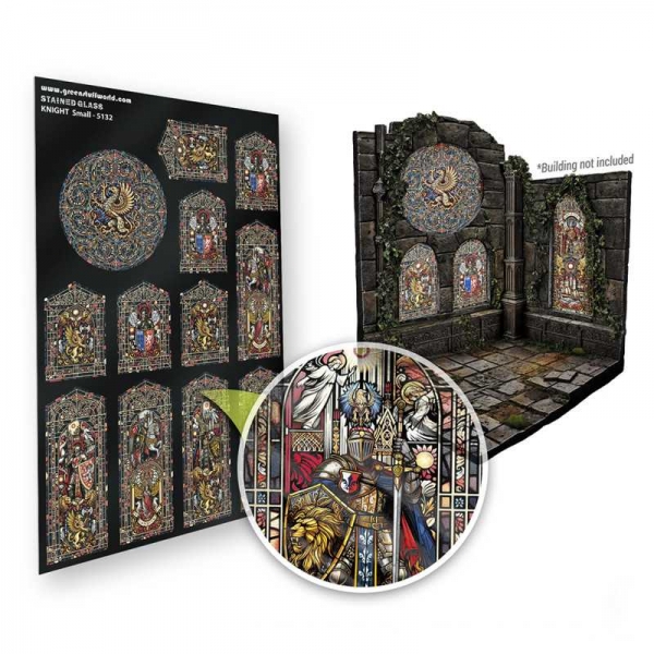 Green Stuff World: Knight Stained Glass - Small