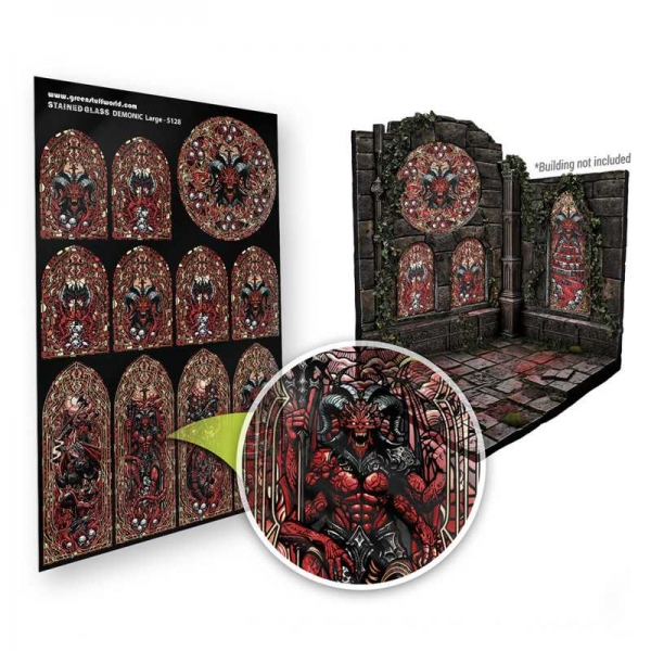 Green Stuff World: Demonic Stained Glass - Large