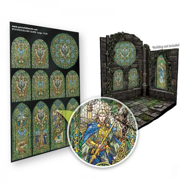 Green Stuff World: Elven Stained Glass - Large