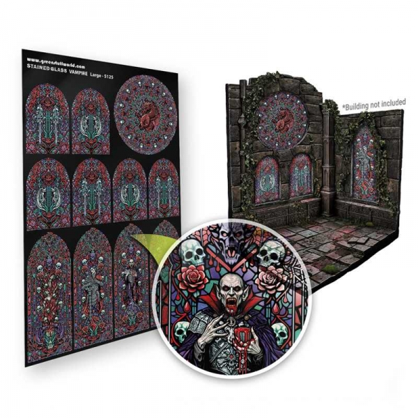 Green Stuff World: Vampire Stained Glass - Large