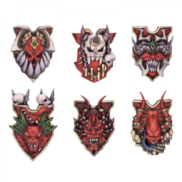 Green Stuff World: Blood God Shields 1:48