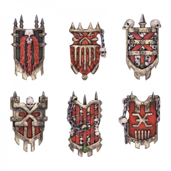Green Stuff World: Chaos Chosen Tower Shields 1:48