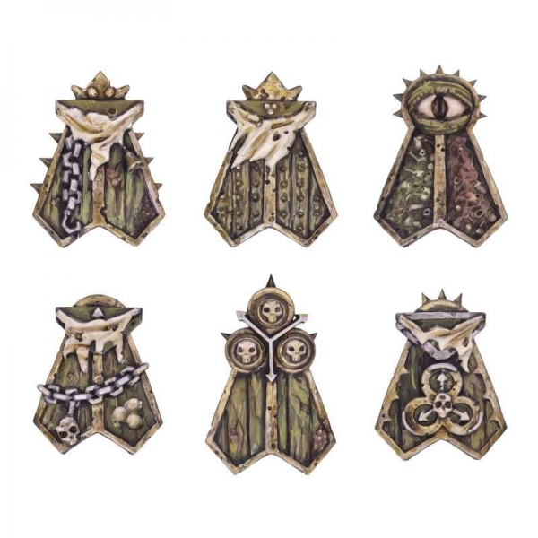 Green Stuff World: Plague God Shields 1:48