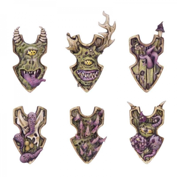 Green Stuff World: Plague God Tower Shields 1:48