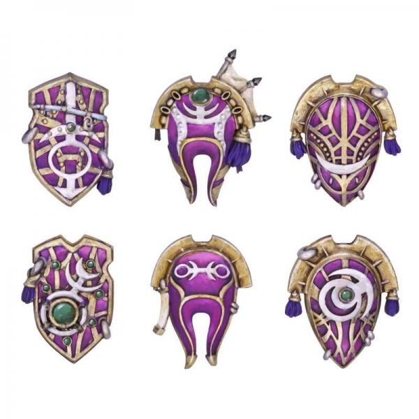 Green Stuff World: Pleasure God Tower Shields 1:48