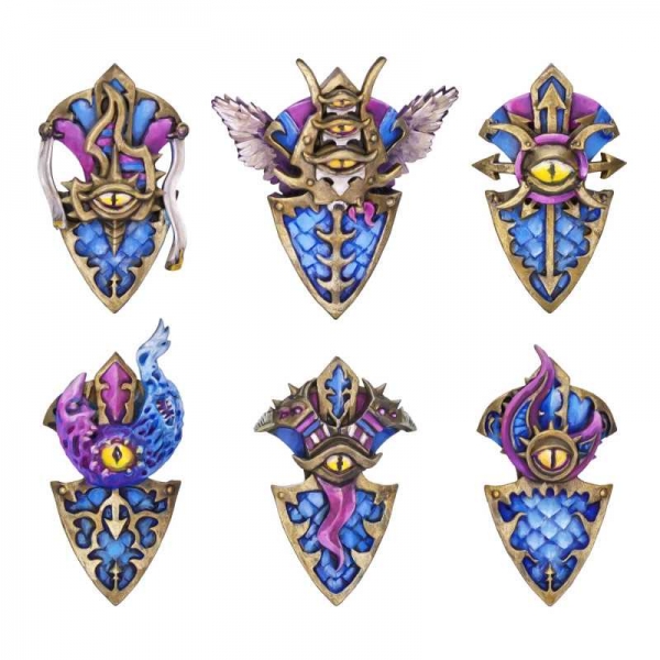 Green Stuff World: God of Change Tower Shields 1:48