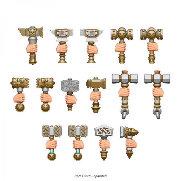 Green Stuff World: Dwarf Hammers 1:48