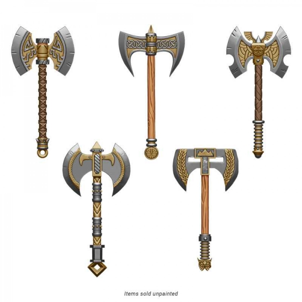 Green Stuff World: Two Handed Dwarf Axes 1:48