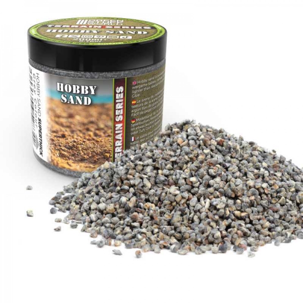 Green Stuff World: Extra Thick Hobby Sand - Dark Grey 200ml