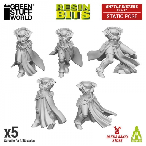 Green Stuff World: DakkaDakka - Battle Sisters of Repentance - Bodys 1:48