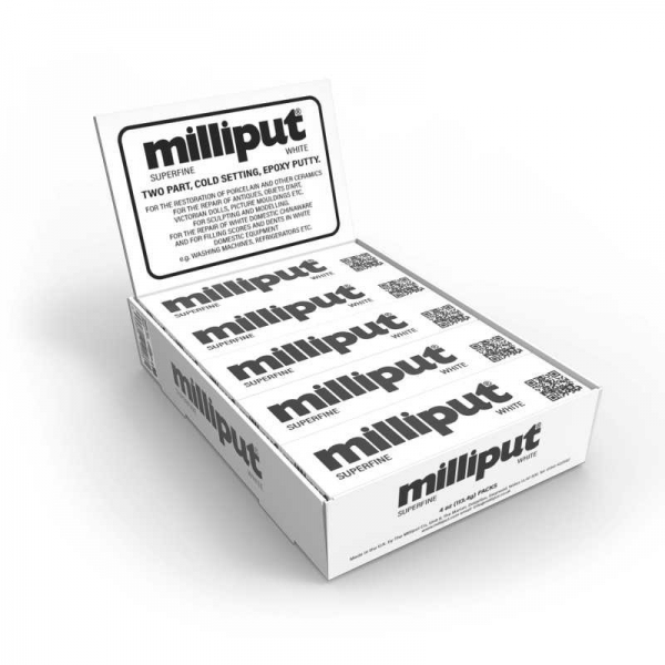 Green Stuff World: Display Box Milliput Super Fine White x10 units