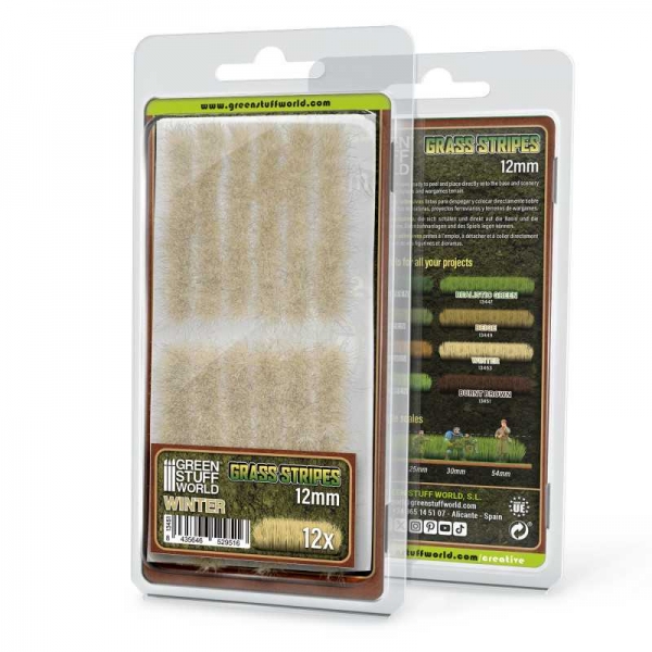 Green Stuff World: Grass Strips 12 mm - Winter