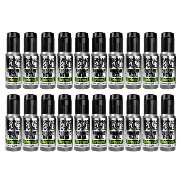 Green Stuff World: Chrome Paint - Airbrush (Pack x20)