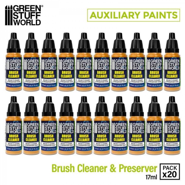 Green Stuff World: Brush Soap - Cleaner and Preserver (Pack x20)