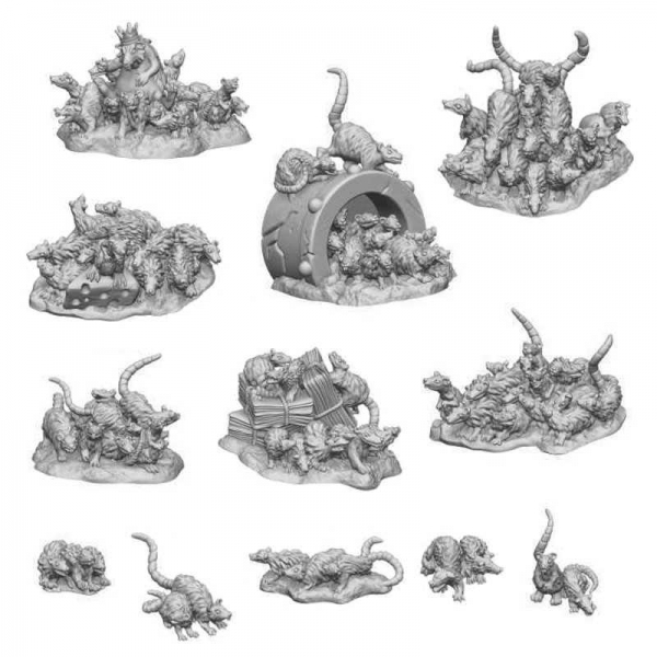 Green Stuff World: Swarm of Rats 1:48-1:35