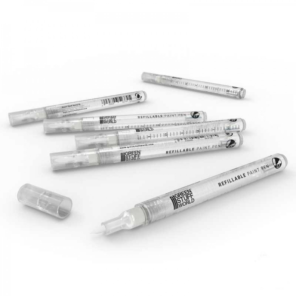 Green Stuff World: Refillable paint pen 0.7 (pack x6)