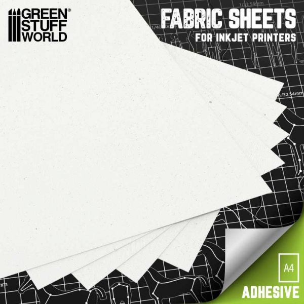 Green Stuff World: Inkjet Canvas Adhesive Fabric Sheet