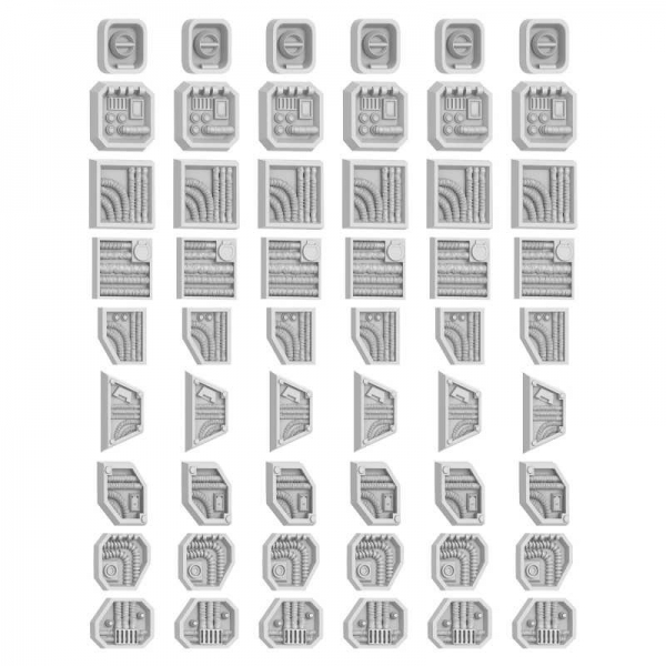 Green Stuff World: Mecha Detail Parts - Control Panel Accessories