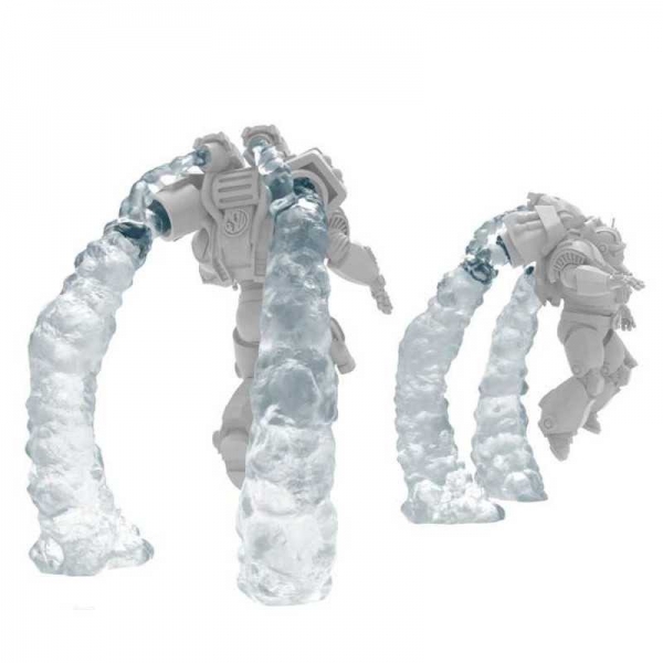 Green Stuff World: Modular Clear Dual Smoke Trails for Jump Packs