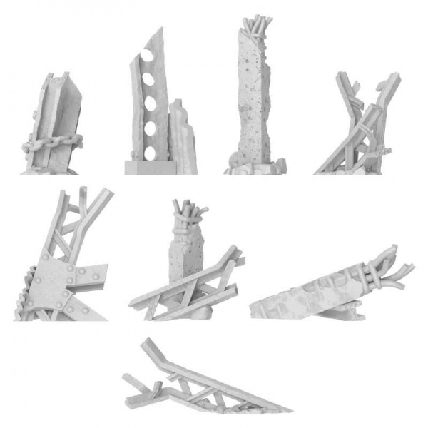 Green Stuff World: Industrial Metal Beams 1:48-1:35