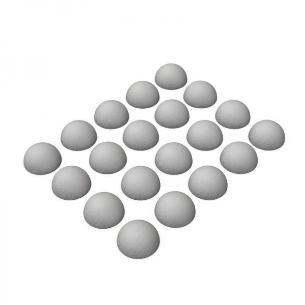 Green Stuff World: EVA Foam Half Balls 20mm (pack x20)