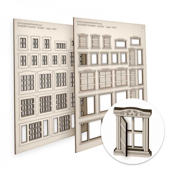 Green Stuff World: Classic Miniature Windows - Large