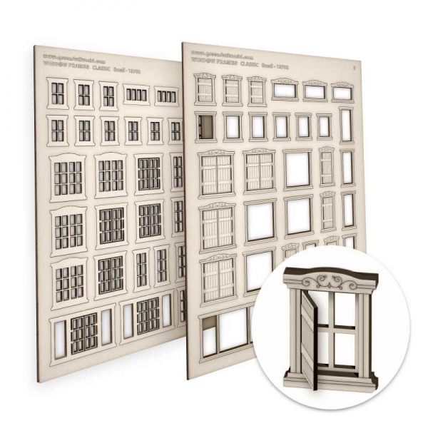 Green Stuff World: Classic Miniature Windows - Small